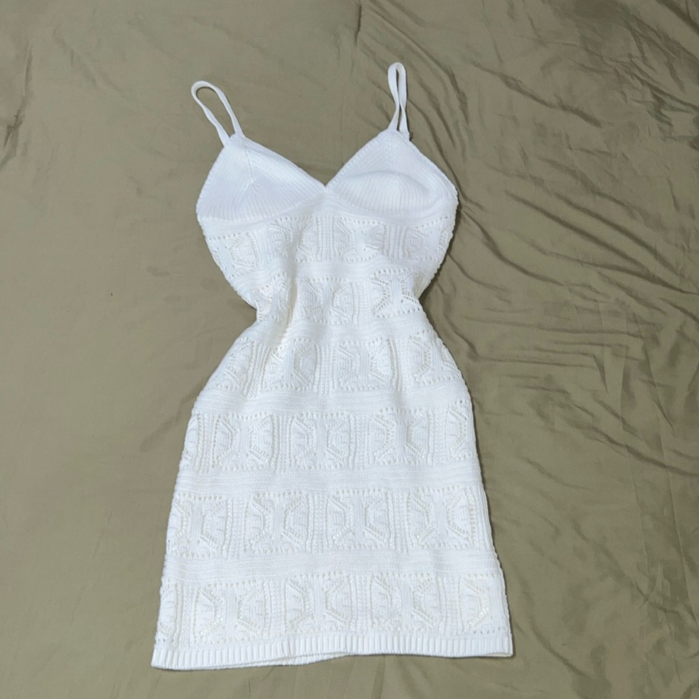 Knitted summer dress